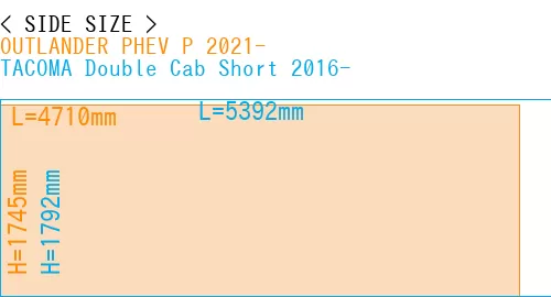 #OUTLANDER PHEV P 2021- + TACOMA Double Cab Short 2016-